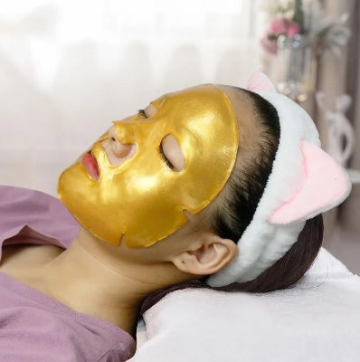 10 mascarillas faciales de colágeno de cristal para el cuidado de la piel